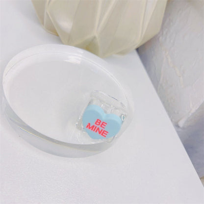 Hug Me & Be Mine - Transparent Ring