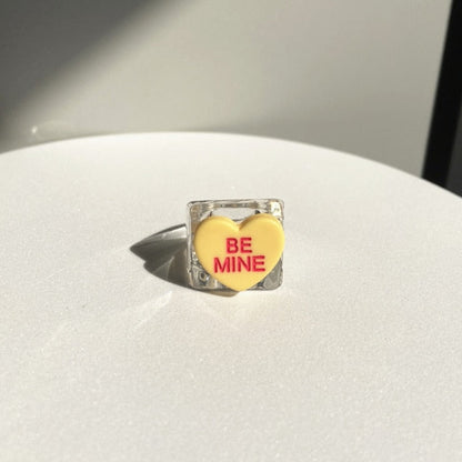 Hug Me & Be Mine - Transparent Ring