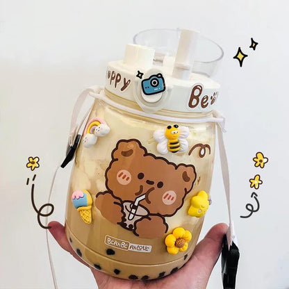 Happy Bear - Water Bottle